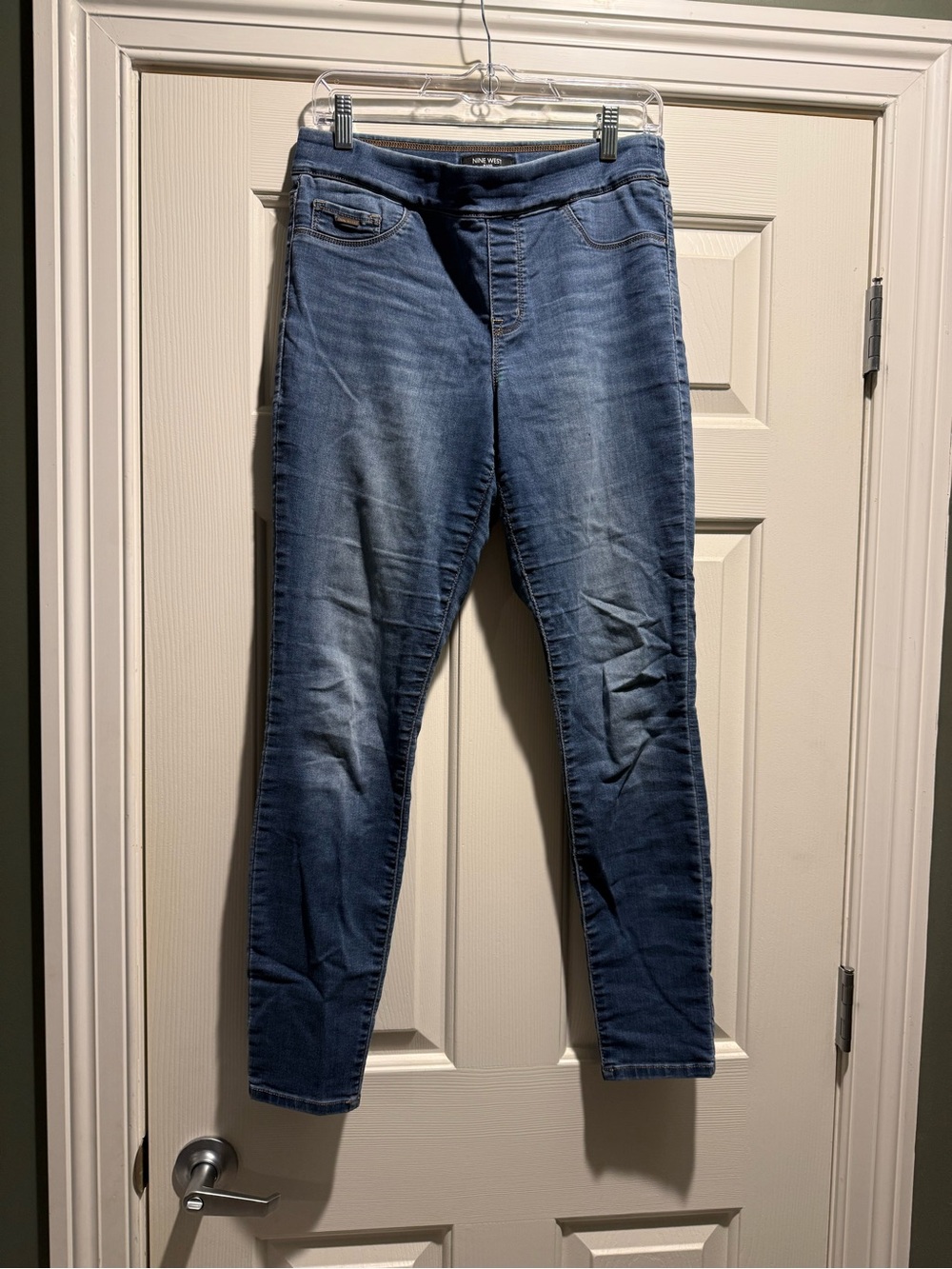 Nine West Women's Blue Skinny Jeans - Faded Wash